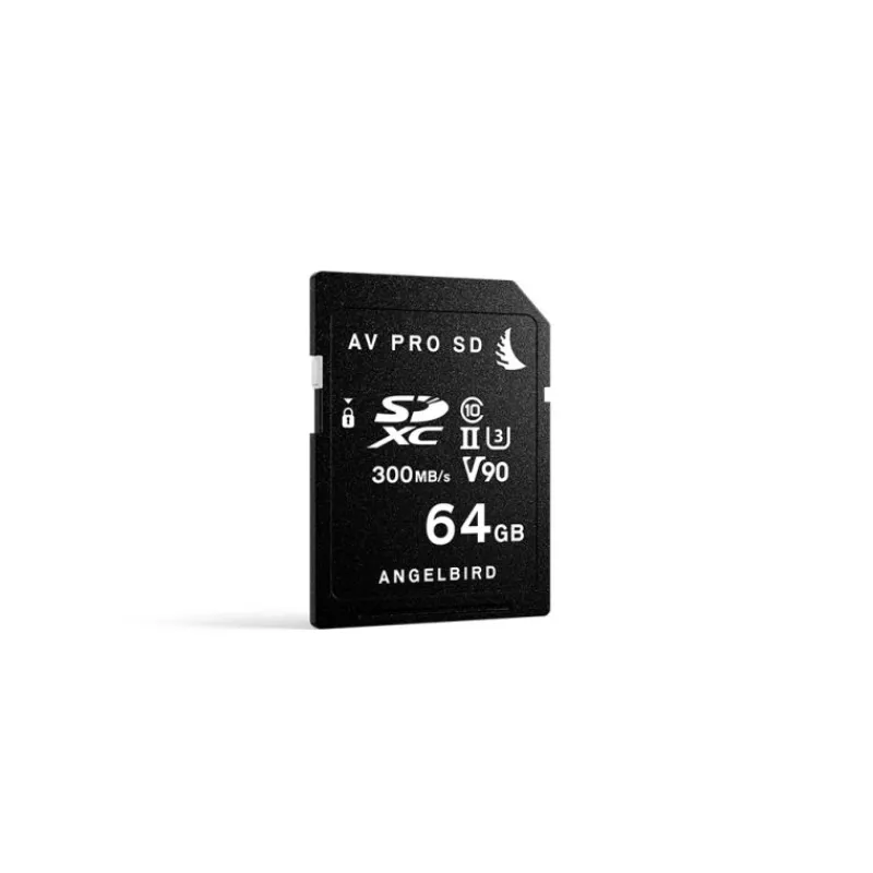 Angelbird SD Card AV PRO UHS-II 64Go V90 - Capturez vos moments créatifs avec fiabilité et performance