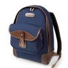 BILLINGHAM 35 RUCKSACK Navy Canvas / Choco