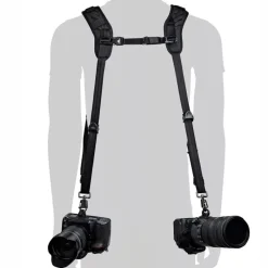 BLACKRAPID line II Harnais Double - Confort et Sécurité pour 2 Caméras