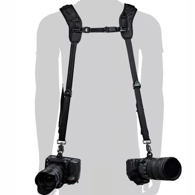 BLACKRAPID line II Harnais Double - Confort et Sécurité pour 2 Caméras