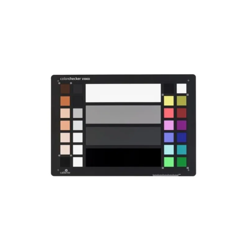 Calibrite ColorChecker Vidéo - Charte de Couleurs pour Étalonnage Précis