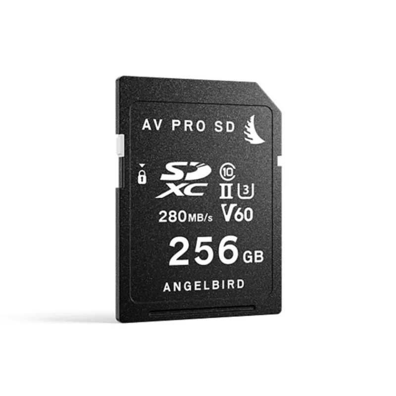 Angelbird Carte mémoire SD AV PRO 256Go V60 - Performances 4K+ fiables et rapides