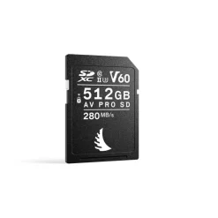 Angelbird Carte mémoire SD AV PRO 512Go V60 - Performances 4K+ fiables et rapides