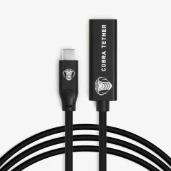 Cobra Tether USB-C / USB-C Femelle - 5m -Noir