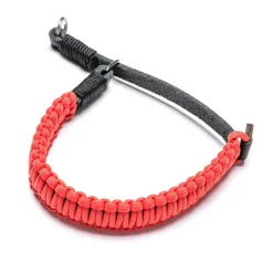 Leica COOPH Paracord Hand Strap noir/rouge 18892