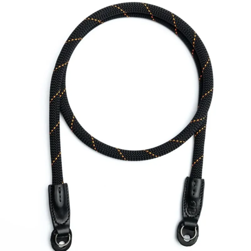 Cooph rope Camera Strap orange obsidian 130cm