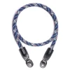 Cooph rope Camera Strap plaid blue 130cm