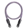 Cooph rope Camera Strap plaid grey/fuschia 130cm