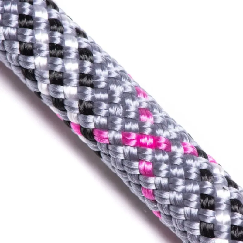 Cooph rope Camera Strap plaid grey/fuschia 130cm