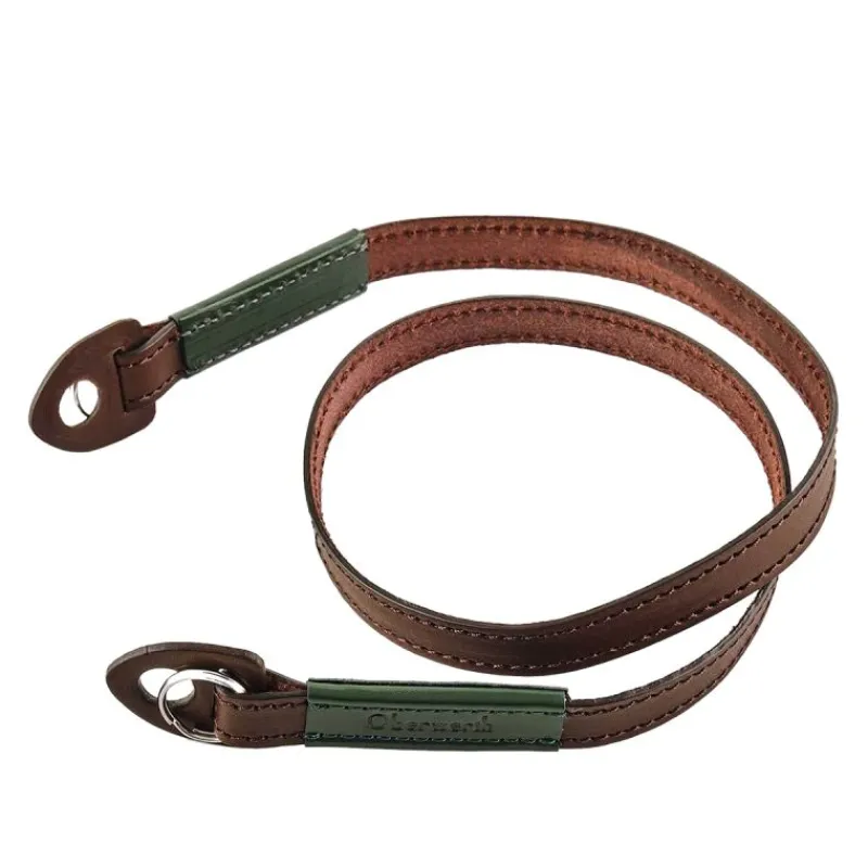 Oberwerth Courroie Colorado M Dark Brown - Cuir Tanné Végétal - 130 cm