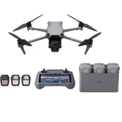 DJI Air 3S Fly More Combo avec radio RC2 - Drone double caméra 4K HDR, détection omnidirectionnelle