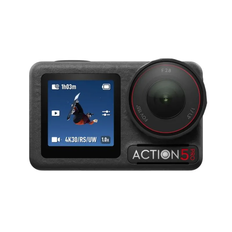 DJI Osmo Action 5 Standard Combo- Caméra 4K étanche avec stabilisation et double écran