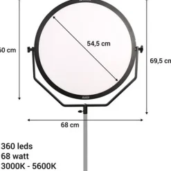 Falcon Eyes Bi-Colour LED Lamp Sophiez SO-68TD