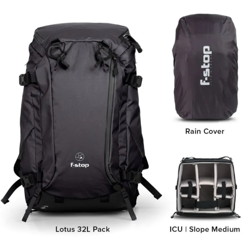 F-STOP Lotus Essential Bundle Anthracite - Sac à dos 32L