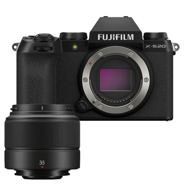 Fujifilm X-S20NOIR + FUJI XC 35/2