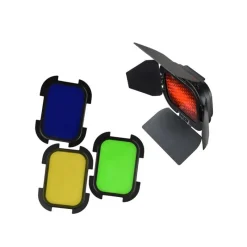 GODOX Grille nid d'abeille + 4 filtres - Panajou