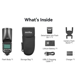 GODOX Speedlite V1 Pro Sony - Flash Innovant avec Charge Rapide