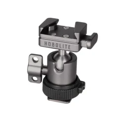 Hobolite Micro Ball Head - Rotule compacte avec adaptateur Cold Shoe et V-Mount