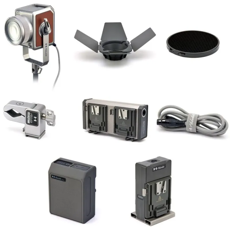 Hobolite Pro Standard AC/DC Kit - Éclairage LED 300W Secteur et Batterie - Panajou