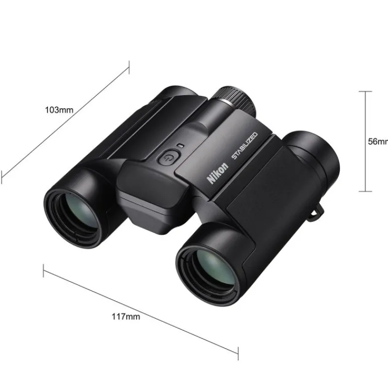 Nikon Jumelles Stabilized S – Grossissement 10x, stabilité d’image