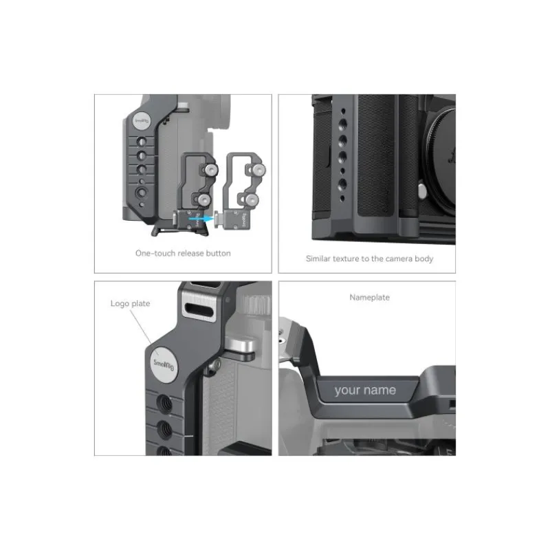 Smallrig Kit Cage 4510 pour Leica SL3 - Protection Robuste et Montage Polyvalent