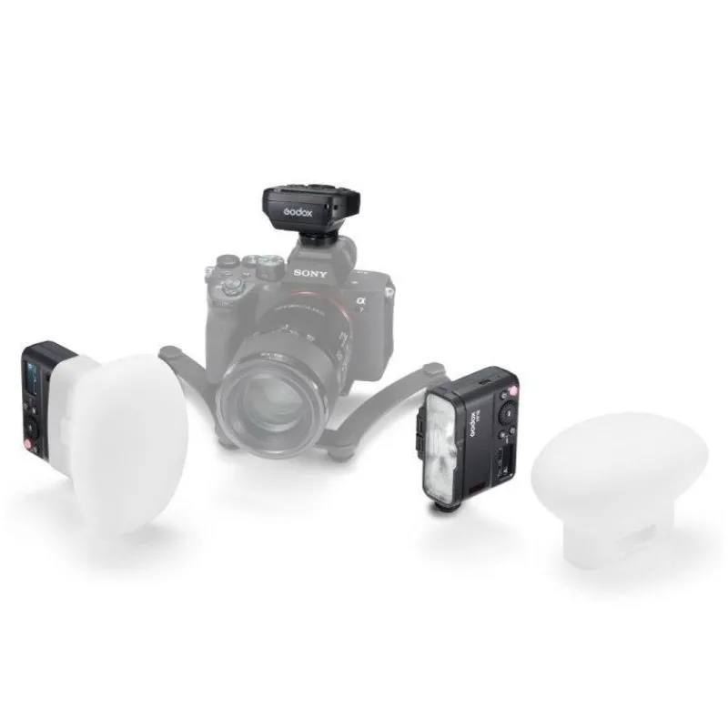 GODOX Kit Flash Macro Dentaire MF12-DK1 avec Déclencheur Sans Fil XPro II TTL pour Appareils Photo Sony