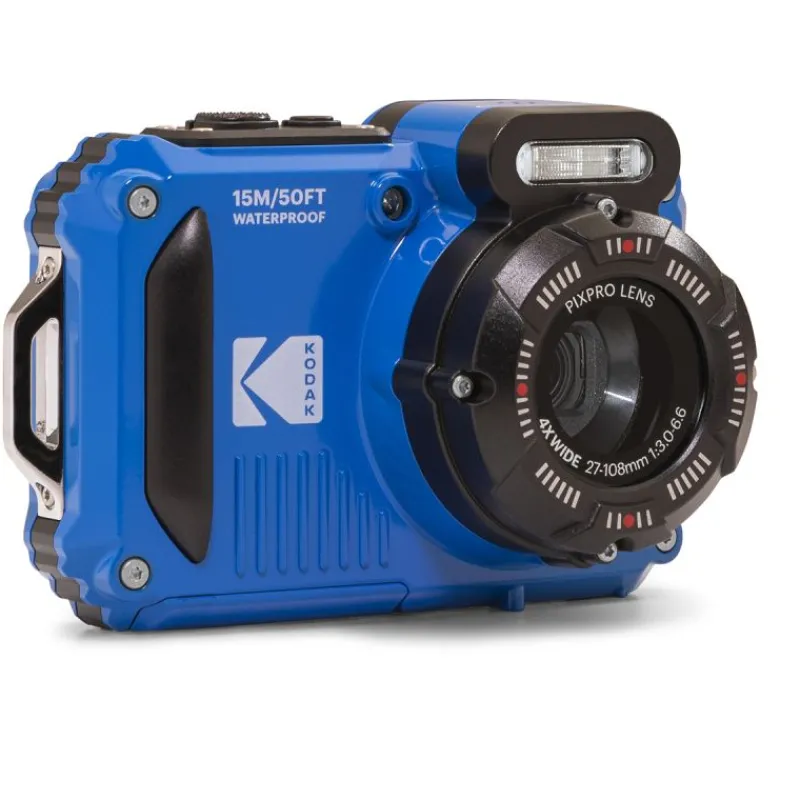 Kodak PixPro WPZ2 bleu - Appareil Photo Étanche et Antichoc 16MP avec Wi-Fi