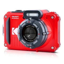 Kodak PixPro WPZ2 rouge - Appareil Photo Étanche et Antichoc 16MP avec Wi-Fi