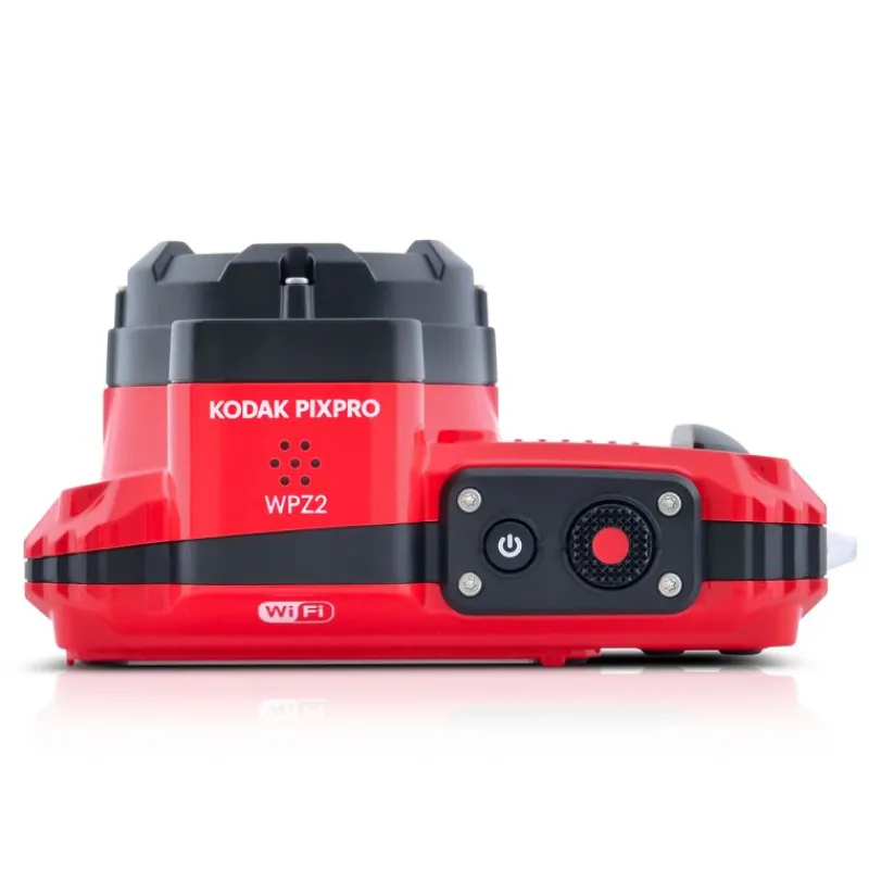 Kodak PixPro WPZ2 rouge - Appareil Photo Étanche et Antichoc 16MP avec Wi-Fi