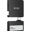 LEXAR Go SSD Portable 1TB avec Hub – Stockage rapide et connectivité pratique