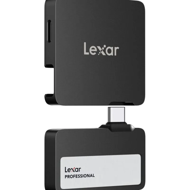 LEXAR Go SSD Portable 1TB avec Hub – Stockage rapide et connectivité pratique