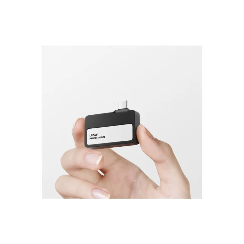 LEXAR Go SSD Portable 1TB avec Hub – Stockage rapide et connectivité pratique