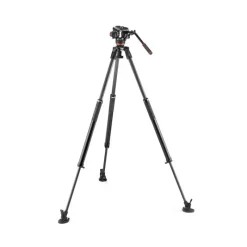 Manfrotto 504X ET CF FAST SING LED TRIPOD