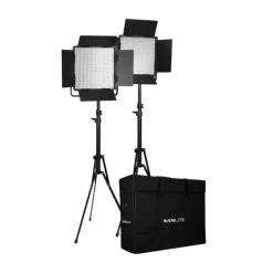 NANLITE 600CSADOUBLE KIT AVEC PIEDS ET SAC