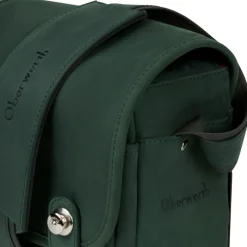 Oberwerth THE Q BAG PINE TREE GREEN CUIR HYDROPHOBE