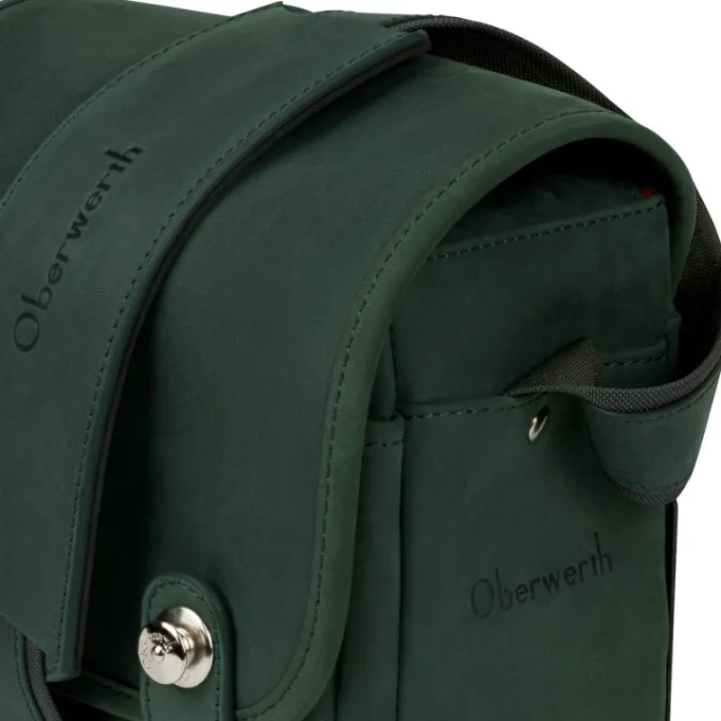 Oberwerth THE Q BAG PINE TREE GREEN CUIR HYDROPHOBE