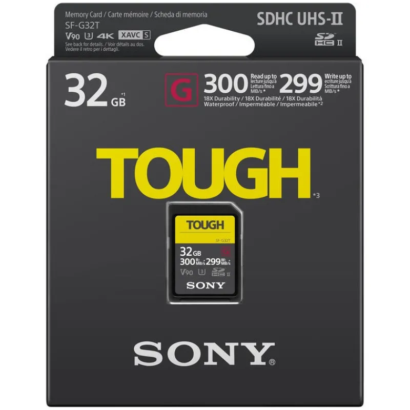 Sony PANAJOU - SD SERIE G TOUGH 32GB R300W299 UHS-II CL