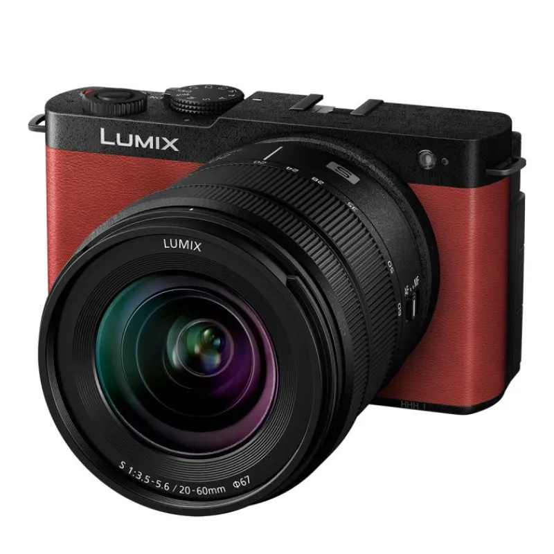 Panasonic LUMIX S9 rouge + 20-60 mm : Appareil photo compact 24,2 MP avec stabilisation et REAL TIME LUT