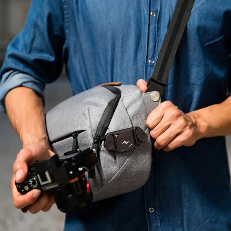 Peak Design Capture Camera Clip Silver - Transportez votre appareil photo avec sécurité