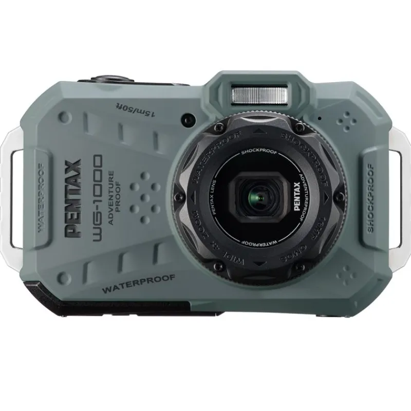 Pentax WG-1000 Olive : Appareil Photo Tout-Terrain Étanche et Résistant
