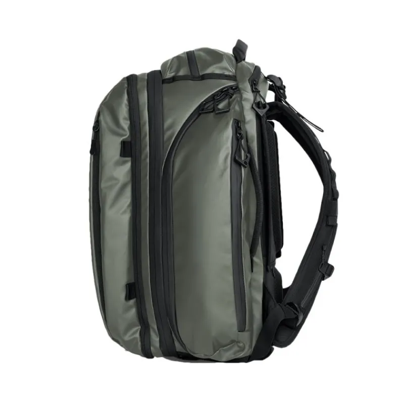 WANDRD Sac à dos de voyage Transit 35L Wasatch Green - Confort, polyvalence et protection pour des aventures uniques