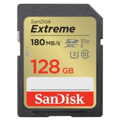 Sandisk SD EXTREME 128GB 180/90MB/S V30