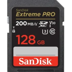 Sandisk SD EXTREME PRO 128GB 200/90MB/S V30