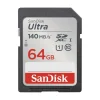Sandisk SD ULTRA 64GB 140 MO/S CL10