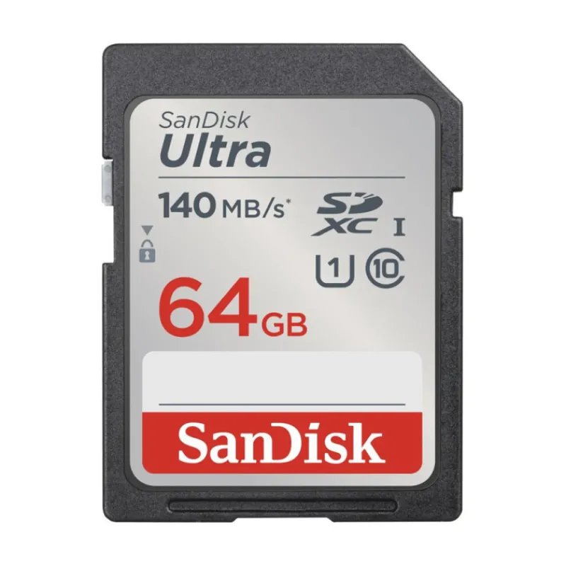 Sandisk SD ULTRA 64GB 140 MO/S CL10