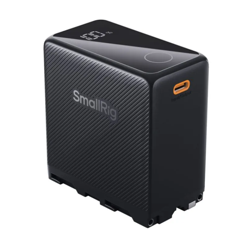 Smallrig 4469 NP-F970 USB-Cnoire - Batterie Rechargeable 10500mAh pour Caméras