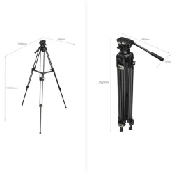 Smallrig 3751 TREPIED VIDEO TETE FLUIDE AD 01