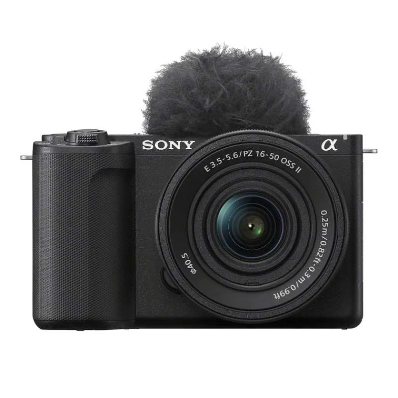 Sony ZV-E10 II + SEL E 16-50MM PZ OSS II | Appareil hybride APS-C 26MP, 4K60p, Eye AF en temps réel