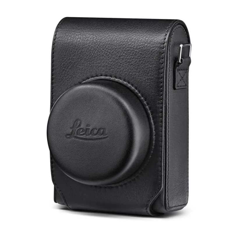 Leica Étui en Cuir Noir pour D-LUX 8 - Protection Élégante et Fonctionnelle