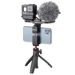 Ulanzi MT-08 Trépied de Table Extensible : Perche à Selfie et Photographie Mobile